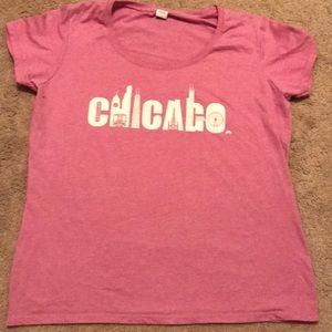Women’s Pink Chicago tee